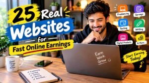 25 Real Websites for Fast Online Earnings