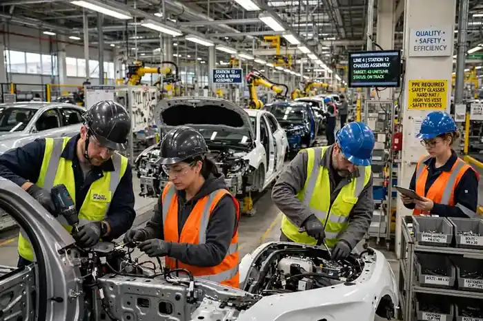 Toyota Indus Motor Company Karachi plant and head office building