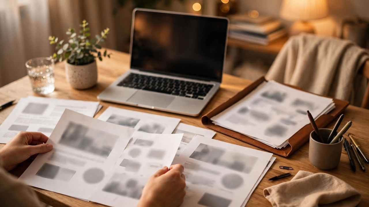 Content writer jobs in Karachi – a job applicant preparing a CV and writing portfolio for submission