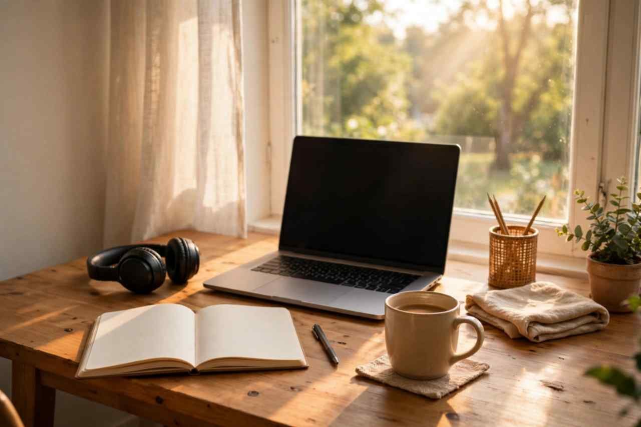 remote content writer jobs pakistan – home office writing setup